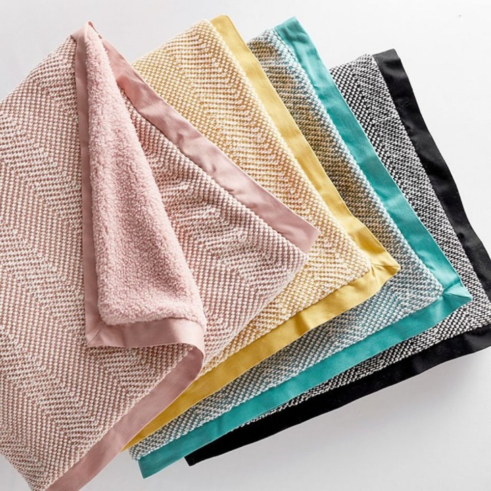ISO: west elm x pbk Tweed Sherpa Baby Blanket